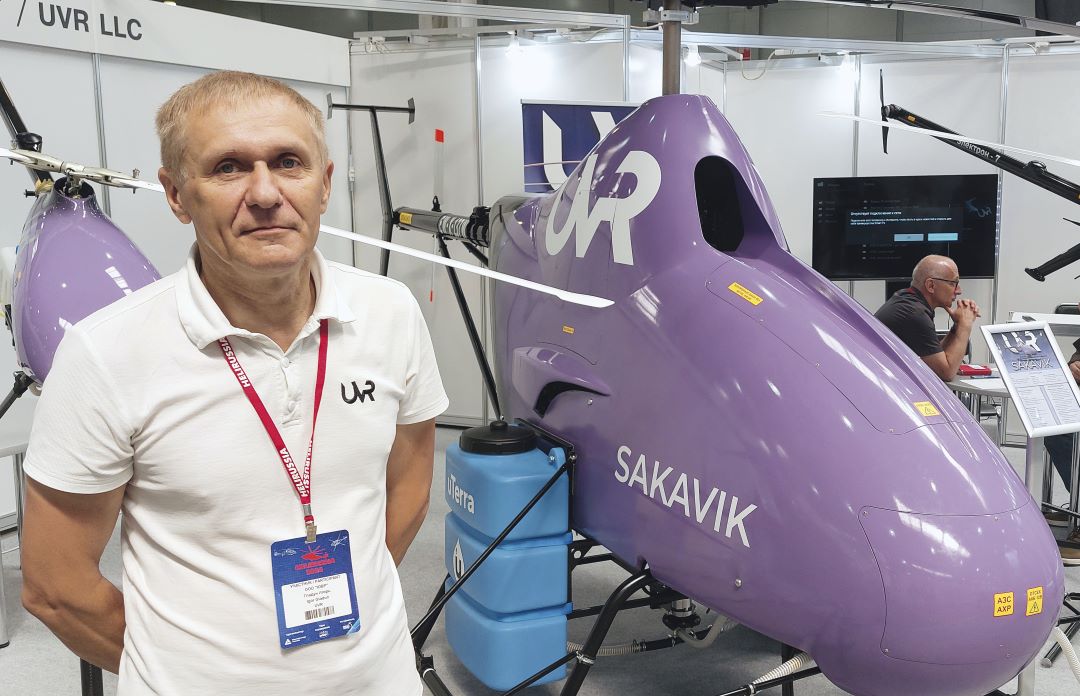 И. К. Гладун и беспилотник «САКАВИК»